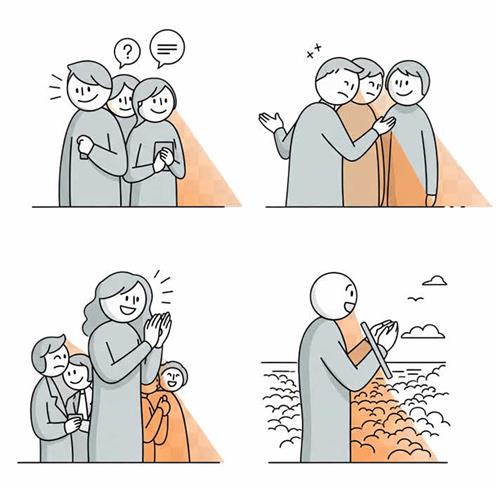4 nguyên tắc ứng xử trưởng thành: im lặng đúng lúc, tử tế tinh tế, tôn trọng người khác và biết lên tiếng khi cần.