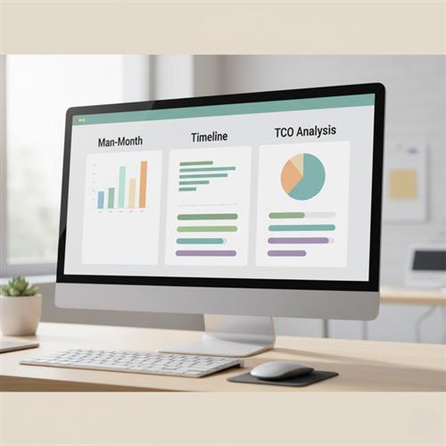 Công cụ online giúp ước lượng man-month, chi phí và timeline dự án IT nhanh, trực quan, hỗ trợ quyết định chính xác.