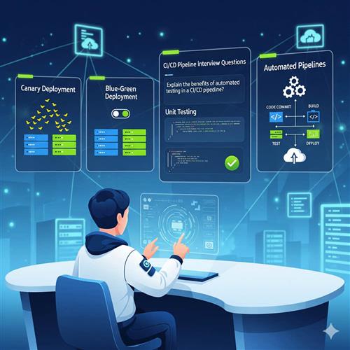 Trắc nghiệm CI/CD phỏng vấn DevOps với câu hỏi tình huống thực tế về pipeline, deployment, testing và rollback.