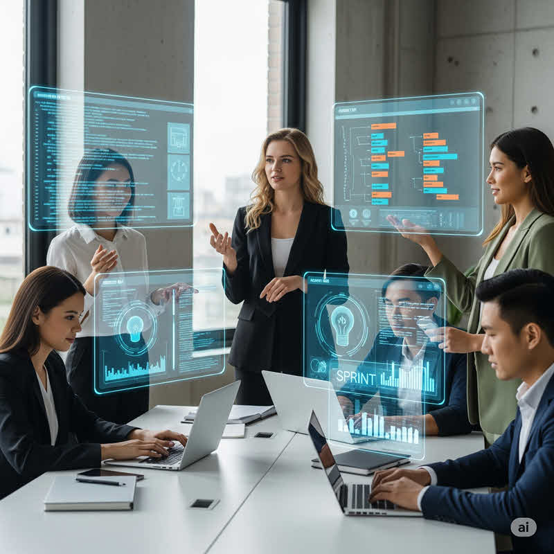 Agile hiện đại kết hợp AI, tăng tốc phản hồi, tối ưu vai trò Scrum team và cải tiến cách đo lường trong phát triển phần mềm.