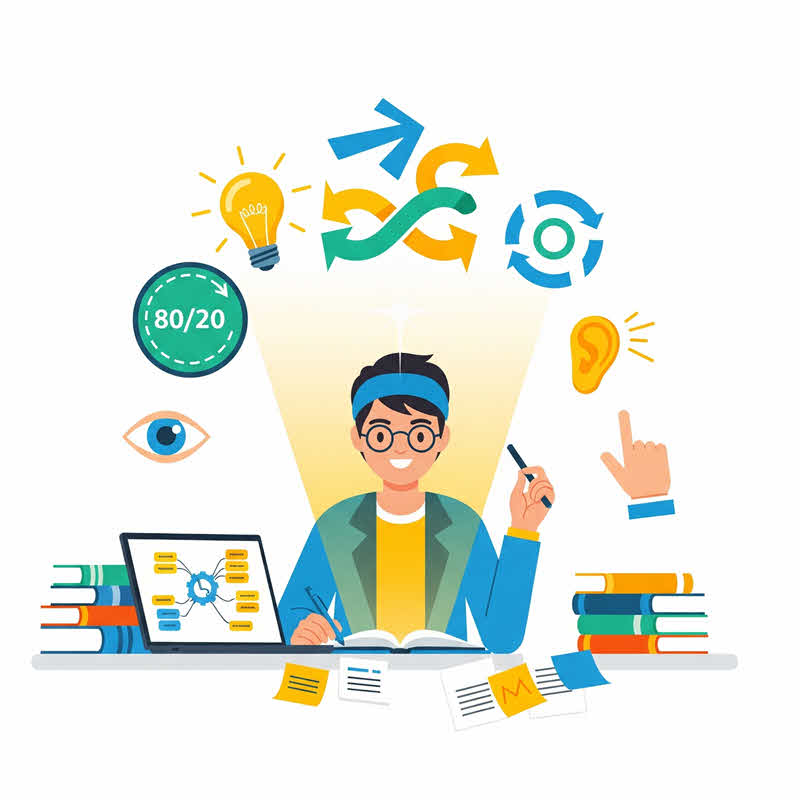 8 phương pháp học thông minh giúp học nhanh hơn, ghi nhớ lâu và áp dụng hiệu quả trong học tập và công việc.