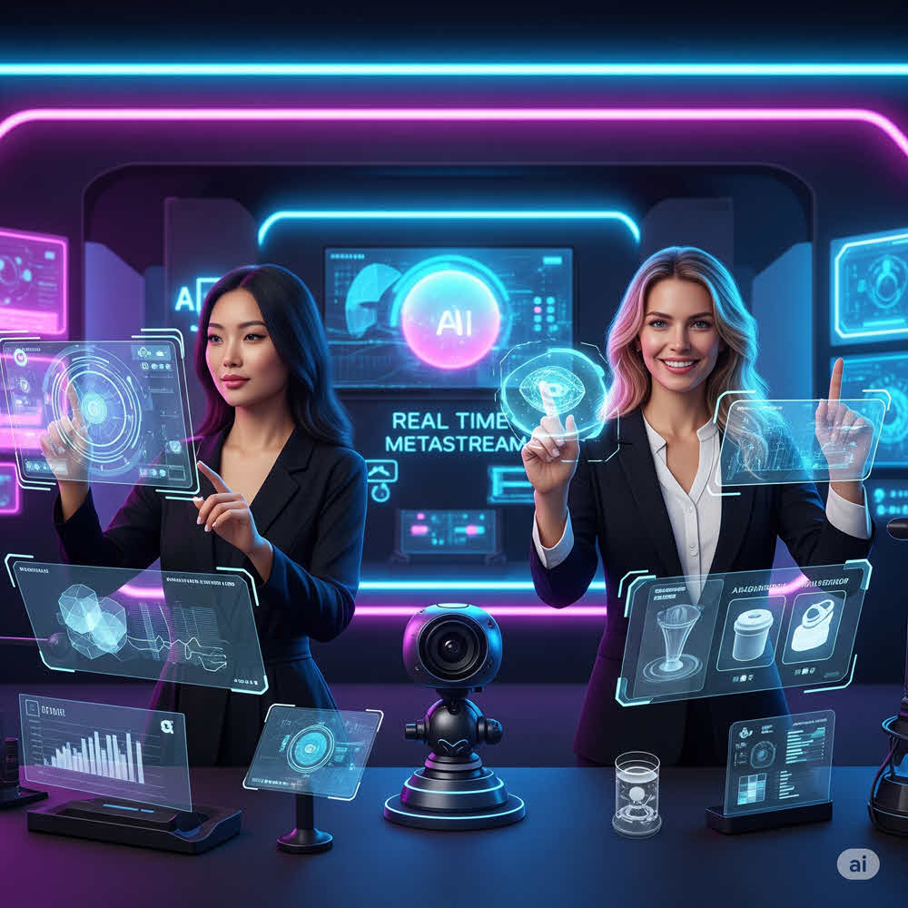AI đang cách mạng hóa livestream với cá nhân hóa, tự động hóa, Metaverse và quảng cáo thông minh trong thời đại truyền thông số.
