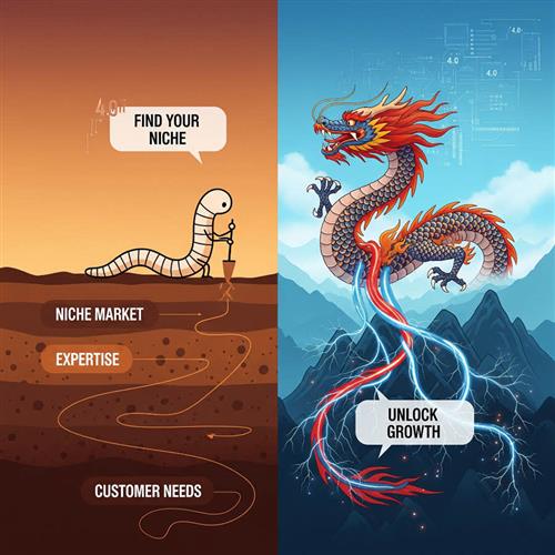 Tìm thị trường ngách như giun đào đất, khai thác "long mạch" để phát triển bền vững trong kỷ nguyên 4.0.