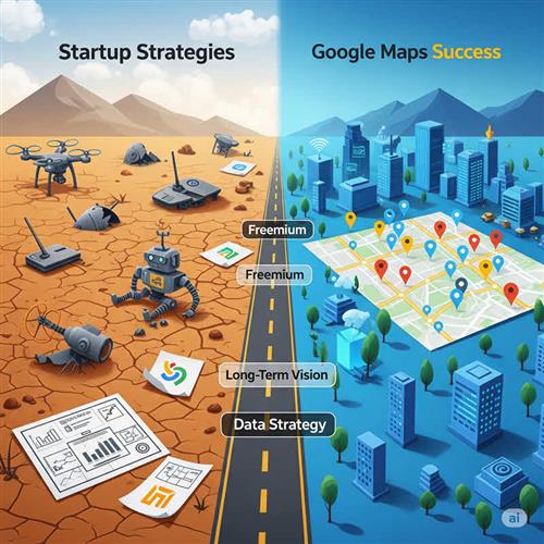 Google Maps kiếm tiền tỷ đô từ quảng cáo và API dù miễn phí cho người dùng, là bài học quý về chiến lược kinh doanh dài hạn.