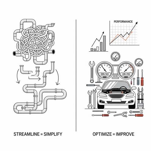 "Streamline" vs "Optimize" 