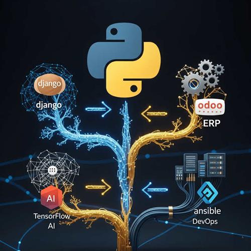 Khởi đầu từ dự án cá nhân, Python đã trở thành ngôn ngữ thống trị AI, Khoa học Dữ liệu và tự động hóa. Đơn giản, hiệu quả và mạnh mẽ.