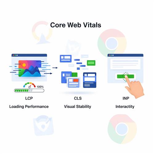 Tối ưu Core Web Vitals giúp cải thiện tốc độ tải trang, độ ổn định giao diện và khả năng tương tác, nâng cao trải nghiệm và SEO web.