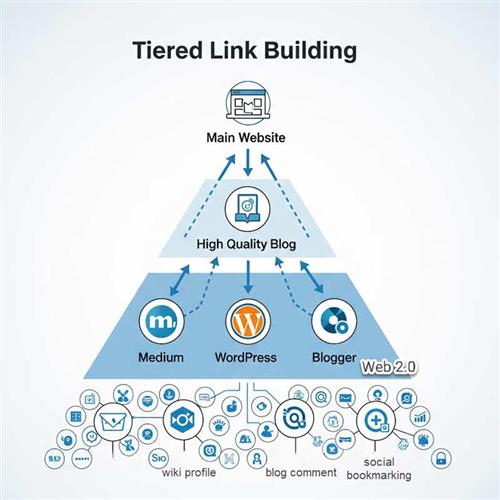 Chiến lược Tiered Link Building giúp tăng sức mạnh SEO, cải thiện thứ hạng từ khóa và giảm rủi ro bị Google phạt.