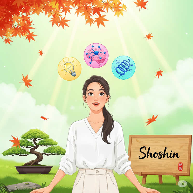 Shoshin, một khái niệm Thiền tông Nhật Bản, ám chỉ "tâm trí của người mới bắt đầu".