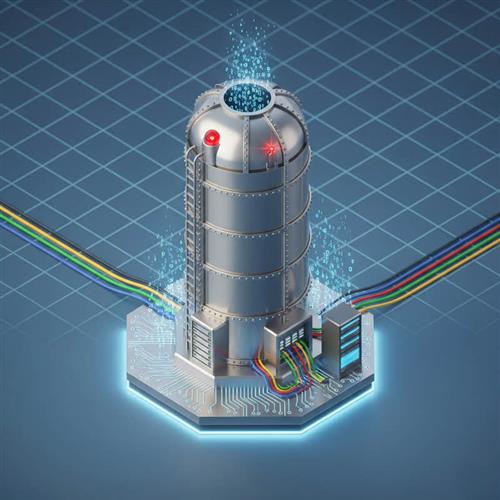 Kiến trúc Silo là mô hình phần mềm tách biệt dữ liệu, dễ quản lý nhưng khó tích hợp và chia sẻ thông tin giữa các hệ thống.