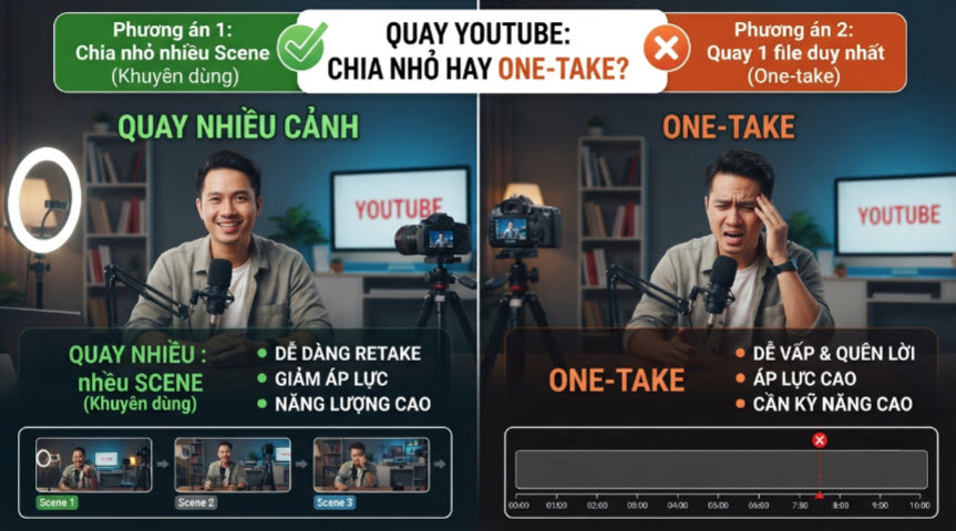 Kỹ thuật quay video dành cho chuyên gia chia sẻ không bị nhàm chán