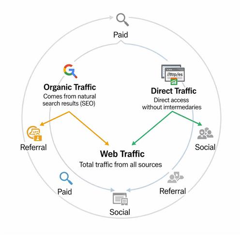 Direct Traffic Vs Organic Traffic: Everything You Need to Know