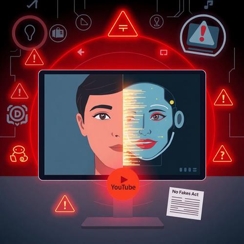 Chính sách mới của YouTube 2025 kiểm soát nội dung AI, deepfake và ủng hộ đạo luật No Fakes Act bảo vệ danh tính người dùng.